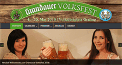 Desktop Screenshot of grandauer-volksfest.de