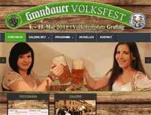 Tablet Screenshot of grandauer-volksfest.de